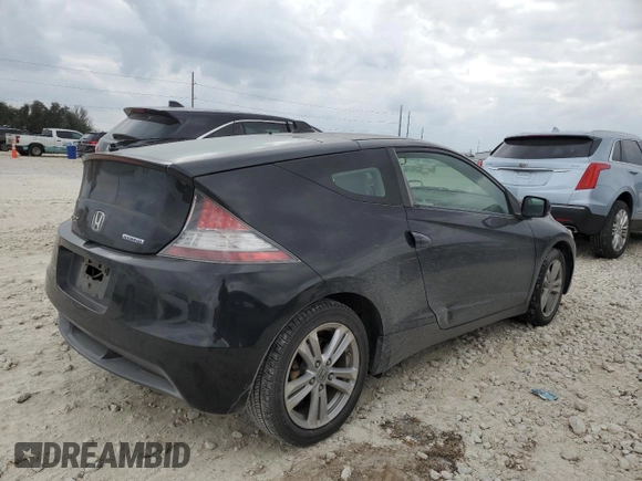 2012 Honda CR-Z with VIN JHMZF1D48CS001008, listed as a Copart auction lot 46933435 with 198,653 mi miles and Clean title. Bid and sale history available at DreamBid. Image 3.
