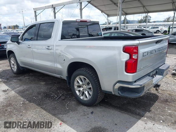 2021 Chevrolet Silverado 1500 LTZ with VIN 3GCUYGED9MG446325, listed as a IAAI auction lot 41926227 with 109,489 mi miles and . Bid and sale history available at DreamBid. Image 3.