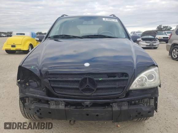 2002 Mercedes-Benz M-Class with VIN 4JGAB54E02A362341, listed as a Copart auction lot 81899714 with 179,361 mi miles and Salvage Title. Bid and sale history available at carsss.com. Image 5.