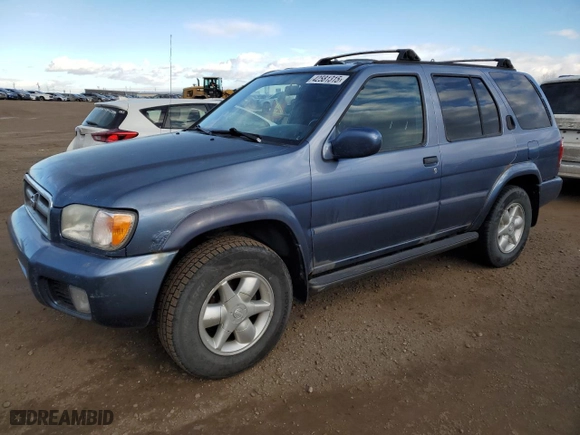 2001 Nissan Pathfinder LE with VIN JN8DR09X01W569683, listed as a Copart auction lot 42581315 with 192,877 mi miles and Clean Title. Bid and sale history available at carsss.com. Image 1.