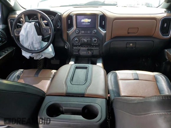 2022 Chevrolet Silverado 3500HD High Country with VIN 1GC4YVEY3NF128145, listed as a Copart auction lot 65826474 with 73,380 mi miles and Salvage Title. Bid and sale history available at carsss.com. Image 8.