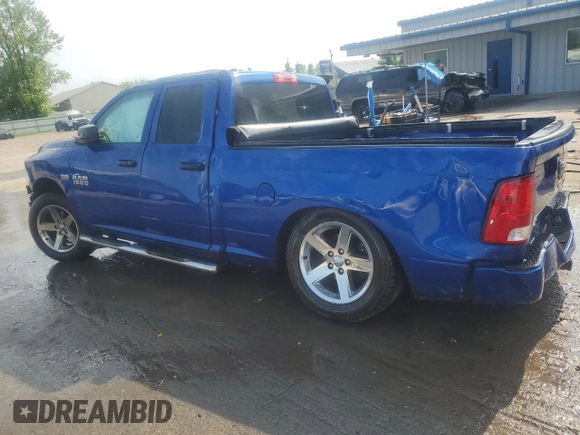 2018 Ram 1500 Express with VIN 1C6RR7FT1JS261304, listed as a Copart auction lot 60423875 with Not provided miles and Salvage title. Bid and sale history available at DreamBid. Image 2.