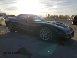 2003 Chevrolet Corvette Z06 with VIN 1G1YY12S135106781, listed as a Copart auction lot 78171214 with 53,259 mi miles and Salvage Title. Bid and sale history available at carsss.com. Image 4.