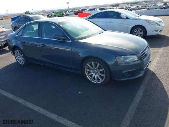 2011 Audi A4 2.0T Premium Plus with VIN WAUEFAFL8BN030653, listed as a IAAI auction lot 41774511 with 107,604 mi miles. Bid and sale history available at carsss.com. Image 1.