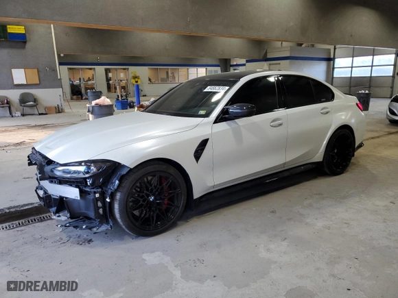 2022 BMW M3 Competition xDrive with VIN WBS43AY03NFM31044, listed as a Copart auction lot 84862834 with 19,417 mi miles and Salvage Title. Bid and sale history available at carsss.com. Image 1.