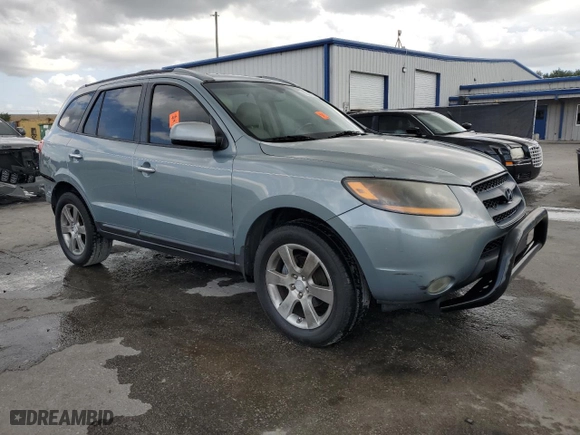 2008 Hyundai Santa Fe SE with VIN 5NMSH13E38H156298, listed as a Copart auction lot 52581955 with 152,963 mi miles and Salvage Title. Bid and sale history available at carsss.com. Image 4.