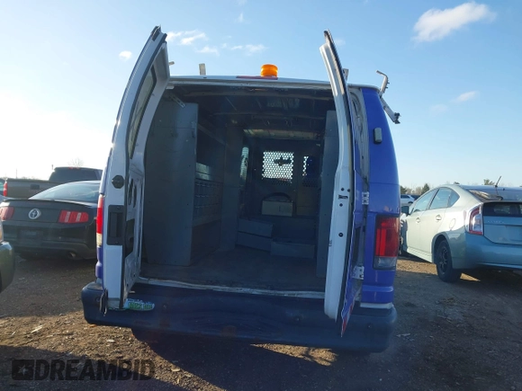 2008 Ford Econoline Cargo Commercial with VIN 1FTNE24L78DB58458, listed as a IAAI auction lot 41969371 with 133,399 mi miles and . Bid and sale history available at DreamBid. Image 12.