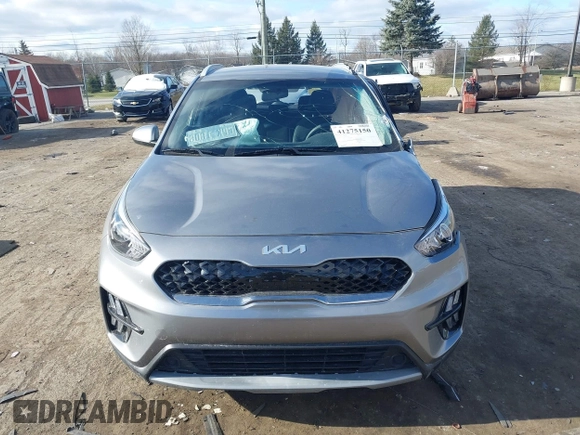 2022 Kia Niro LXS with VIN KNDCB3LC1N5534245, listed as a IAAI auction lot 41275150 with 24,592 mi miles. Bid and sale history available at carsss.com. Image 12.