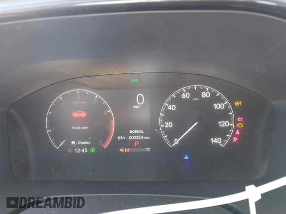 2025 Honda CR-V EX with VIN 2HKRS4H43SH443443, listed as a IAAI auction lot 41322190 with 354 mi miles and . Bid and sale history available at DreamBid. Image 7.