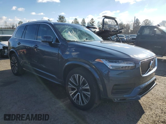 2020 Volvo XC90 Momentum with VIN YV4102PK0L1624237, listed as a Copart auction lot 86750614 with 55,883 mi miles and Salvage Title. Bid and sale history available at carsss.com. Image 4.