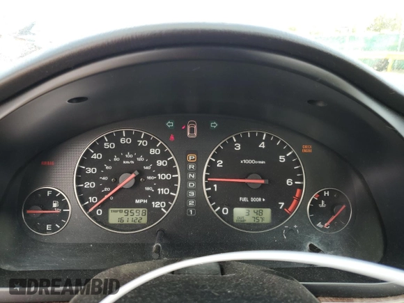 2004 Subaru Legacy Sedan (Natl) L with VIN 4S3BE625X47208695, listed as a Copart auction lot 52454665 with 161,122 mi miles and Salvage Title. Bid and sale history available at carsss.com. Image 9.