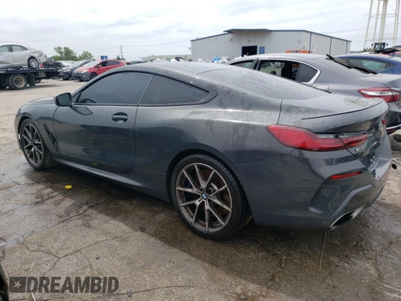 2019 BMW 8 Series M850i xDrive with VIN WBABC4C51KBU96543, listed as a Copart auction lot 61284654 with 39,966 mi miles and Salvage Title. Bid and sale history available at carsss.com. Image 2.
