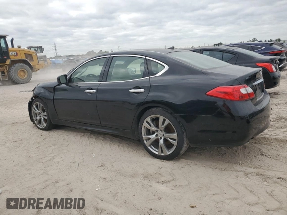 2013 Infiniti M z VIN JN1BY1AP8DM514263, wystawiony jako Copart lot #52756375 z przebiegiem Nie podano mil oraz Szkoda całkowita • Salvage title. Historia ofert i sprzedaży dostępna na DreamBid. Obrazek 2.