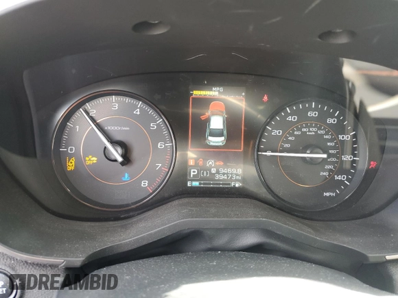 2021 Subaru Crosstrek Premium with VIN JF2GTAPC6MH671077, listed as a Copart auction lot 60697155 with 39,473 mi miles and Salvage title. Bid and sale history available at DreamBid. Image 9.