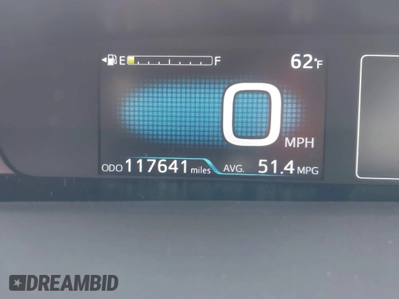 2020 Toyota Prius L Eco z VIN JTDKARFU1L3111938, wystawiony jako IAAI lot #41578853 z przebiegiem 117 641 mil mil oraz . Historia ofert i sprzedaży dostępna na DreamBid. Obrazek 16.