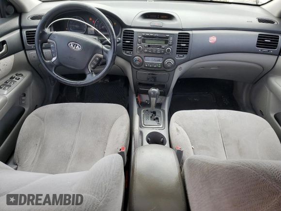 2007 Kia Optima EX with VIN KNAGE124175139537, listed as a Copart auction lot 43918695 with 183,774 mi miles and Salvage Title. Bid and sale history available at carsss.com. Image 8.