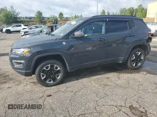 2017 Jeep Compass Trailhawk with VIN 3C4NJDDBXHT689405, listed as a Copart auction lot 56324395 with 115,664 mi miles and Salvage title. Bid and sale history available at DreamBid. Image 1.