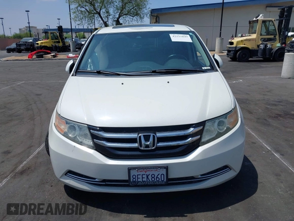 2015 Honda Odyssey EX-L with VIN 5FNRL5H62FB106545, listed as a IAAI auction lot 42115849 with 122,718 mi miles and . Bid and sale history available at DreamBid. Image 13.