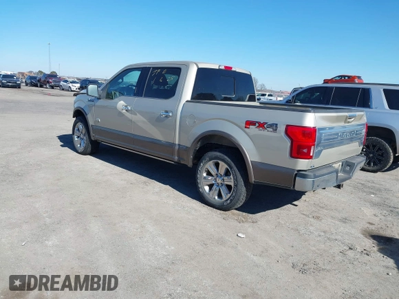 2018 Ford F-150 XL with VIN 1FTEW1E58JFB95844, listed as a IAAI auction lot 41396240 with 21,843 mi miles. Bid and sale history available at carsss.com. Image 3.