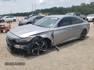2019 Honda Accord Sport with VIN 1HGCV1F32KA104607, listed as a Copart auction lot 58936425 with 103,848 mi miles and Salvage title. Bid and sale history available at DreamBid. Image 1.
