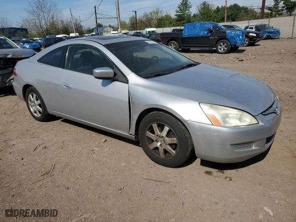 2005 Honda Accord Cpe LX V6 SE with VIN 1HGCM82435A015529, listed as a Copart auction lot 53842625 with 132,869 mi miles and Salvage Title. Bid and sale history available at carsss.com. Image 4.