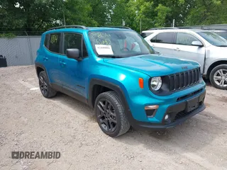 2021 Jeep Renegade Islander with VIN ZACNJDBB2MPM95095, listed as a IAAI auction lot 42448804 with 58,820 mi miles and . Bid and sale history available at DreamBid. Image 1.