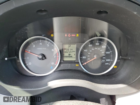 2016 Subaru Forester 2.5i with VIN JF2SJABC4GH422711, listed as a Copart auction lot 65166472 with 86,724 mi miles and . Bid and sale history available at DreamBid. Image 8.