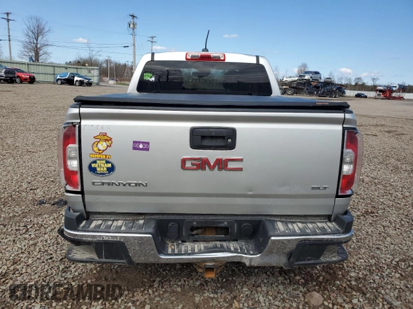 2015 GMC Canyon 4WD SLT with VIN 1GTG6CE3XF1146667, listed as a Copart auction lot 51581855 with 89,924 mi miles and Salvage Title. Bid and sale history available at carsss.com. Image 6.