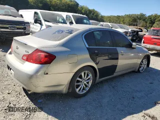 2008 Infiniti G35 x with VIN JNKBV61F58M256508, listed as a Copart auction lot 74454784 with Not Provided miles and Salvage Title. Bid and sale history available at DreamBid. Image 3.