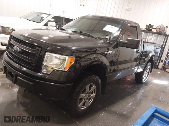 2014 Ford F-150 XL with VIN 1FTMF1EM8EFB34695, listed as a IAAI auction lot 41743020 with 129,749 mi miles. Bid and sale history available at carsss.com. Image 18.