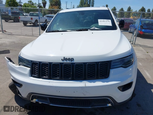 2018 Jeep Grand Cherokee Limited with VIN 1C4RJFBG3JC245943, listed as a IAAI auction lot 42287279 with 107,719 mi miles and . Bid and sale history available at DreamBid. Image 12.