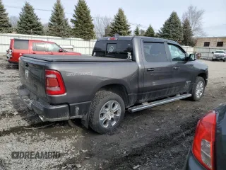 2020 Ram 1500 Big Horn with VIN 1C6SRFFT5LN410777, listed as a Copart auction lot 48045865 with 46,461 mi miles and Salvage Title. Bid and sale history available at carsss.com. Image 3.