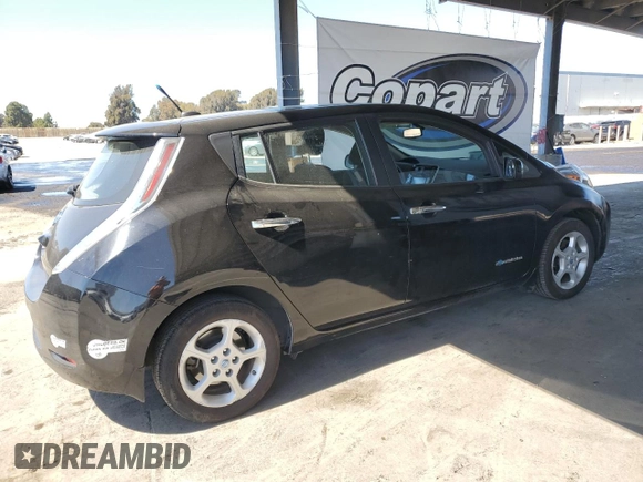 2014 Nissan LEAF SL with VIN 1N4AZ0CP3EC337874, listed as a Copart auction lot 56342215 with 132,906 mi miles and Clean Title. Bid and sale history available at DreamBid. Image 3.