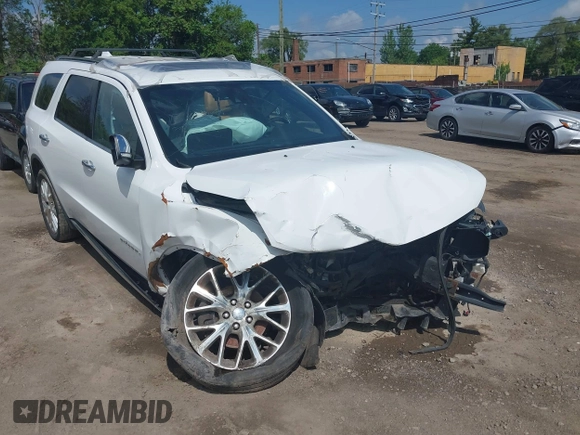 2014 Dodge Durango Citadel z VIN 1C4RDJEG9EC455930, wystawiony jako IAAI lot #42423167 z przebiegiem Nie podano mil oraz . Historia ofert i sprzedaży dostępna na DreamBid. Obrazek 6.