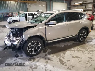 2017 Honda CR-V Touring with VIN 5J6RW2H90HL045674, listed as a Copart auction lot 82301294 with 93,587 mi miles and Salvage Title. Bid and sale history available at carsss.com. Image 1.