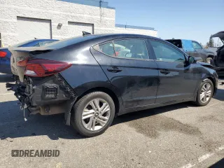 2020 Hyundai Elantra SEL with VIN 5NPD84LF8LH537269, listed as a Copart auction lot 52636195 with 89,798 mi miles and Salvage Title. Bid and sale history available at DreamBid. Image 3.