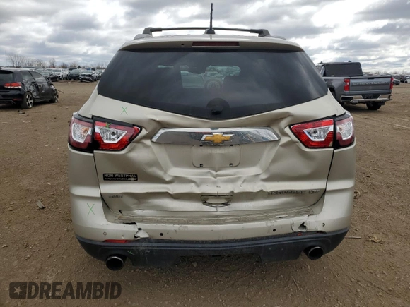 2016 Chevrolet Traverse LTZ with VIN 1GNKVJKD3GJ192400, listed as a Copart auction lot 52664495 with 150,272 mi miles and Salvage Title. Bid and sale history available at DreamBid. Image 6.