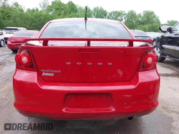 2013 Dodge Avenger SXT with VIN 1C3CDZCB6DN620092, listed as a IAAI auction lot 42119548 with 69,028 mi miles and . Bid and sale history available at DreamBid. Image 17.