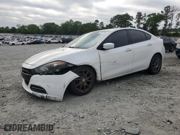 2016 Dodge Dart SE with VIN 1C3CDFAA7GD643710, listed as a Copart auction lot 54407805 with 175,091 mi miles and Clean Title. Bid and sale history available at carsss.com. Image 1.
