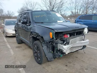 2018 Jeep Renegade Latitude with VIN ZACCJBBB1JPJ07734, listed as a IAAI auction lot 41615042 with 60,675 mi miles and . Bid and sale history available at carsss.com. Image 1.