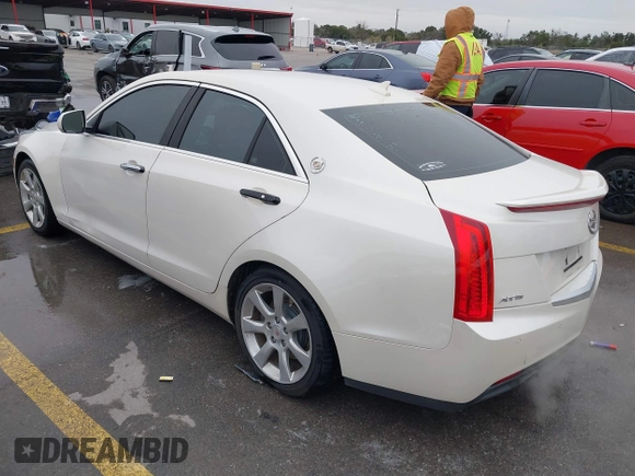 2013 Cadillac ATS Luxury z VIN 1G6AB5RA1D0156368, wystawiony jako IAAI lot #41283194 z przebiegiem 95 770 mil mil oraz . Historia ofert i sprzedaży dostępna na DreamBid. Obrazek 3.