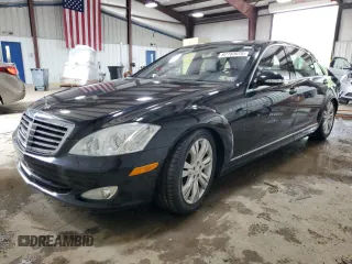 2009 Mercedes-Benz S 550 with VIN WDDNG86X19A264605, listed as a Copart auction lot 62783075 with 136,747 mi miles and Salvage title. Bid and sale history available at DreamBid. Image 1.
