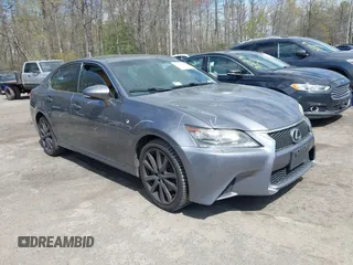 2014 Lexus GS 350 with VIN JTHCE1BL2E5022327, listed as a IAAI auction lot 42036788 with 179,088 mi miles. Bid and sale history available at carsss.com. Image 1.