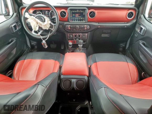 2021 Jeep Wrangler Unlimited Rubicon с VIN 1C4HJXFN9MW792972, выставлен на аукционе Copart как лот 53322835 с пробегом 32 203 миль миль и Списание • Salvage title. История ставок и продаж доступна на DreamBid. Изображение 8.