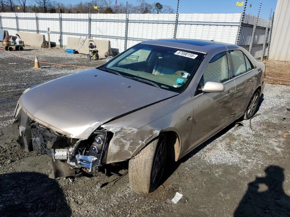 2005 Cadillac STS with VIN 1G6DC67A250205050, listed as a Copart auction lot 87698155 with 73,905 mi miles and Salvage Title. Bid and sale history available at carsss.com. Image 1.
