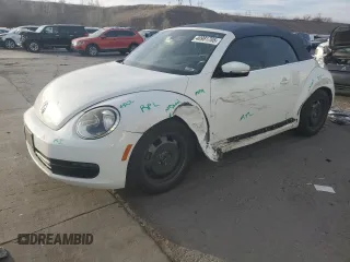 2016 Volkswagen Beetle S with VIN 3VW517AT2GM823862, listed as a Copart auction lot 48981785 with 47,114 mi miles and Salvage Title. Bid and sale history available at DreamBid. Image 1.