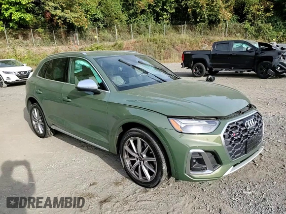 2023 Audi SQ5 Premium Plus with VIN WA1B4AFYXP2017560, listed as a Copart auction lot 72750824 with 14,447 mi miles and Salvage Title. Bid and sale history available at carsss.com. Image 12.