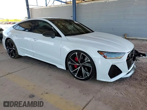 2022 Audi RS 7 z VIN WUAPCBF27NN902149, wystawiony jako Copart lot #54994225 z przebiegiem 12 848 mil mil oraz Szkoda całkowita • Salvage title. Historia ofert i sprzedaży dostępna na DreamBid. Obrazek 13.