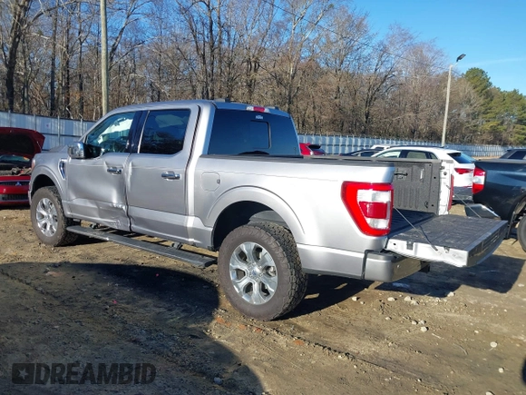 2021 Ford F-150 XL with VIN 1FTFW1E83MFB01016, listed as a IAAI auction lot 41324116 with 94,951 mi miles and . Bid and sale history available at DreamBid. Image 3.