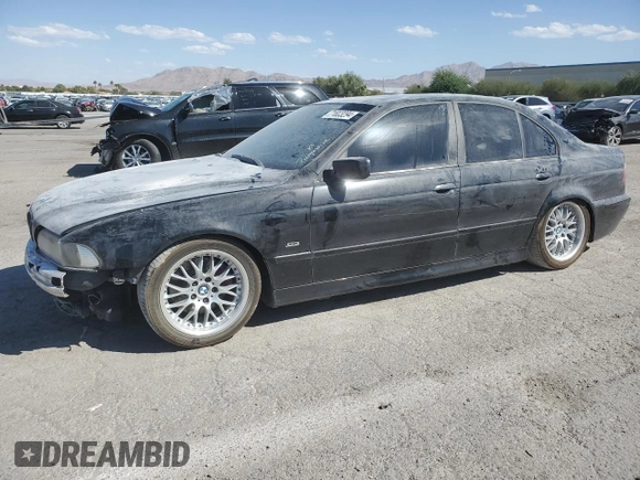 2002 BMW 5 Series 530i with VIN WBADT53402CE93829, listed as a Copart auction lot 71823294 with 0 mi miles and Salvage Title. Bid and sale history available at carsss.com. Image 1.